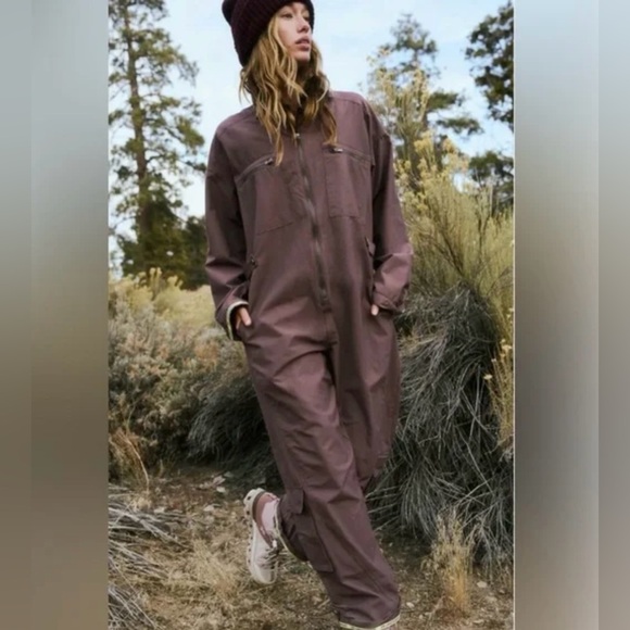 Free people movement mesmerize me solid jumpsuit - Picture 2 of 2